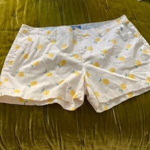 Old navy shorts lemon